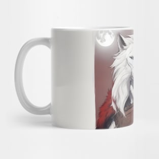 Fantasy lion red Mug